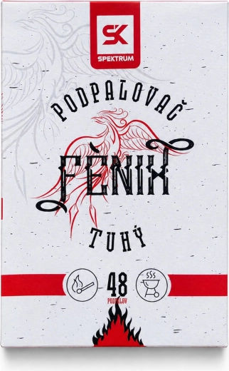 Tuhý podpaľovač FÉNIX - balenie 48 ks