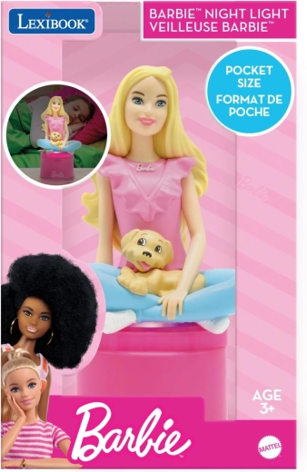 Lexibook vrecková 3D lampička Barbie