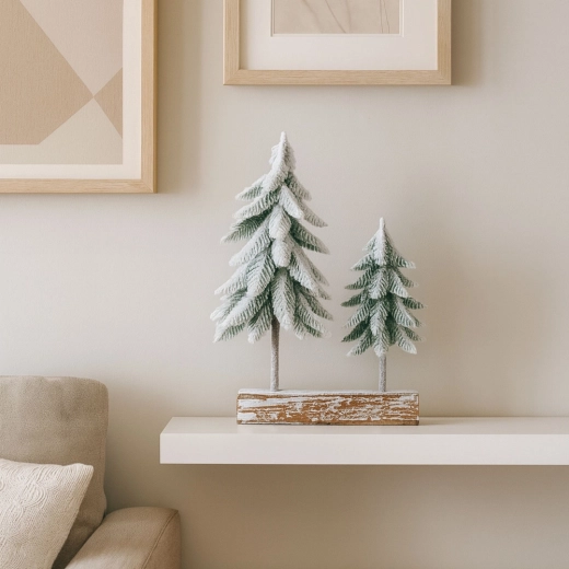 Prírodný drevený podstavec pre stabilitu