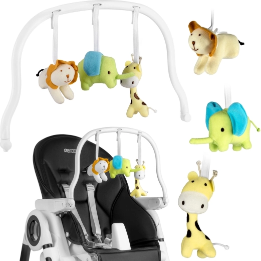 Hrazdička s hračkami ku kŕmiacej stoličke Belo/Lindo/Tugo Ricokids - 1 kus