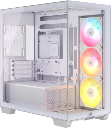 Počítačová skriňa CORSAIR 2800X RS-R ARGB mATX panoramatická biela