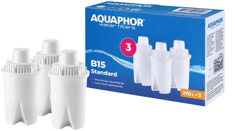 Sada filtračných vložiek do džbánu AQUAPHOR B15 Standard – 3 ks