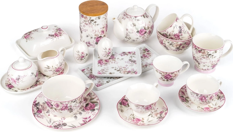 Ladí s celou servírovacou sadou