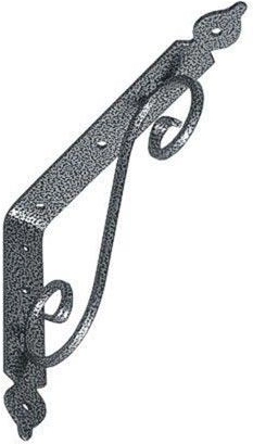 Konzola na policu 190 × 140 mm strieborná