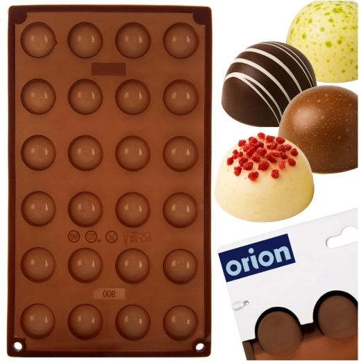 Až 24 dokonale okrúhlych praliniek naraz