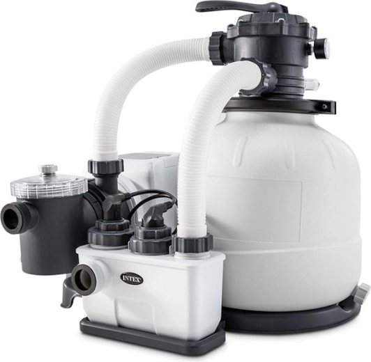 Systém 2 v 1: piesková filtrácia a solinátor
