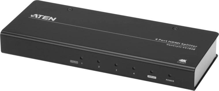 4-portový HDMI rozbočovač True 4K ATEN VS184B