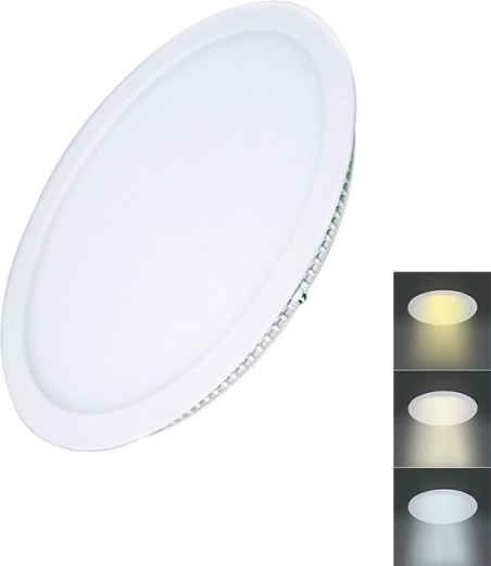 Solight LED mini panel do podhľadu CCT okrúhly 12 W
