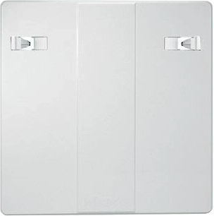 Revízne dvierka 400 × 400 mm plast biela