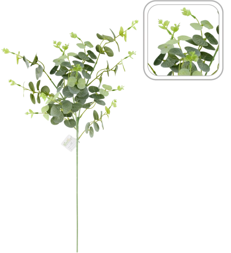 Umelá vetvička eukalyptu 61 cm zelená