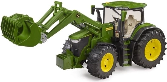 Bruder traktor John Deere 7R 350 s čelným nakladačom