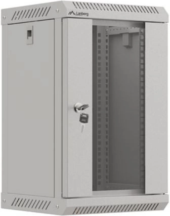 Nástenná racková skriňa 10 palcov 9U 300x300 sivá
