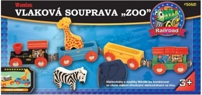 MAXIM vlaková súprava so zvieratkami zo zoo