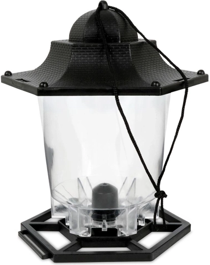 Priehľadný zásobník na jednoduchú kontrolu krmiva