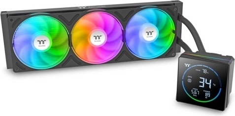 Kvapalinové chladenie AIO Thermaltake TH360‑S V3 ARGB s LCD displejom
