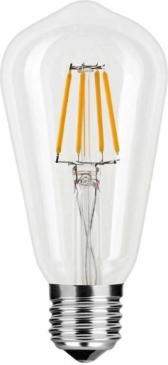 Modee LED filamentová žiarovka ST64 4 W E27, 2700 K, 440 lm