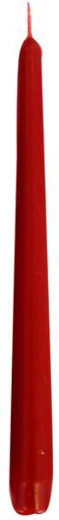Kónická sviečka Provence tmavočervená 24,5 cm