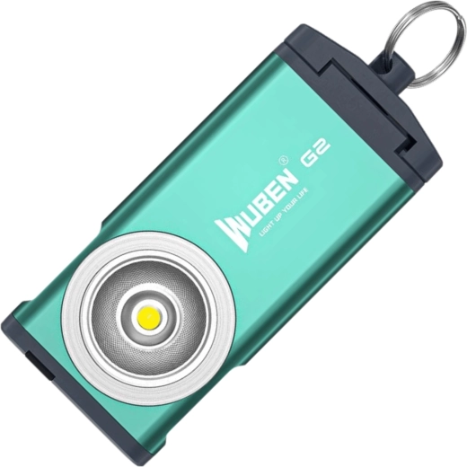 Wuben G2 zelená mini baterka na kľúče 500 lm