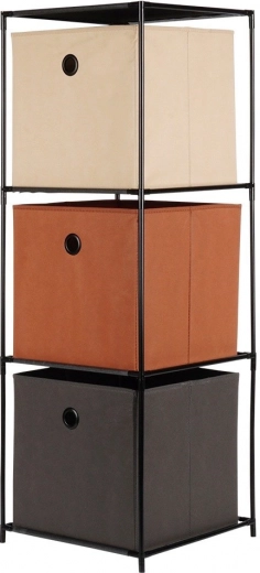 Tri priestranné látkové boxy