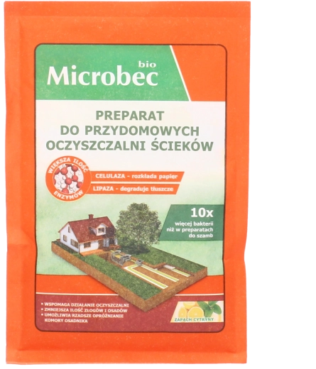 Microbec bio aktivátor pre domáce čistiarne odpadových vôd 35 g