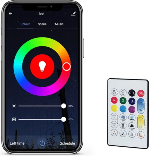 RGB farby a nastaviteľná biela