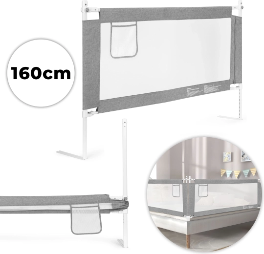 Detská bezpečnostná zábrana na posteľ ECOTOYS 160 cm