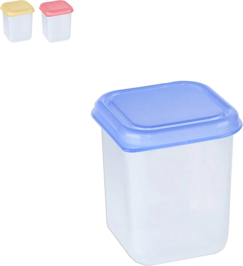 Plastová dóza mini štvorec 0,2 l mix