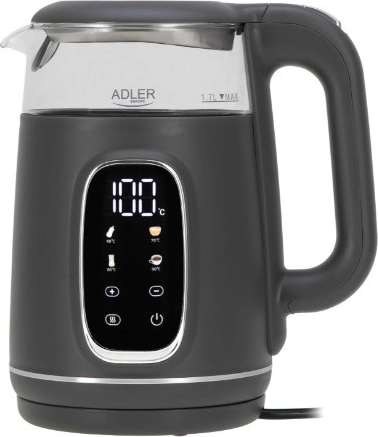 Rýchlovarná kanvica Adler s reguláciou teploty 1,7 l