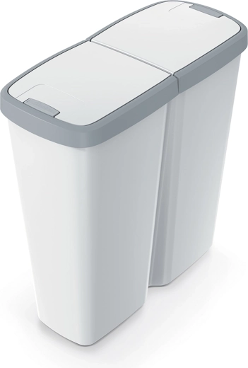 Prosperplast Compacta Q Duo odpadkový kôš 50 l na triedenie odpadu