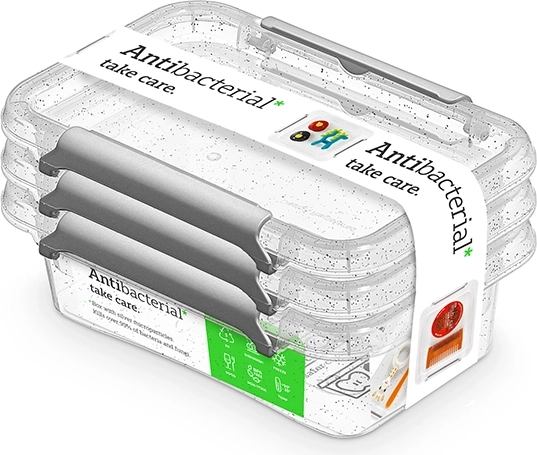 Antibakteriálna sada 3 dóz na potraviny 350 ml