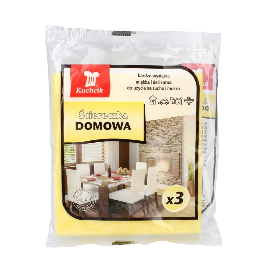Domáce čistiace utierky Kuchcik z viskózy 35 × 35 cm, 3 ks