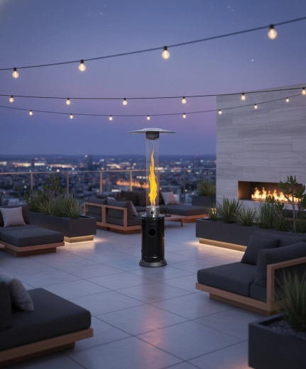 Viditeľný plameň v sklenenej trubici