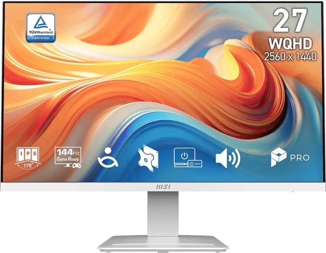 MSI PRO monitor 27" MP273QW – WQHD, 144 Hz, biely