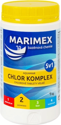 Marimex Komplex 5v1 multifunkčné tablety do bazéna 1 kg