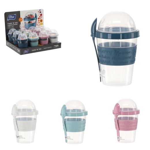 Nádoba na jogurt TITIZ Take & Go 600 ml s lyžičkou