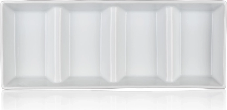 Prehľadné servírovanie v 4 sekciách