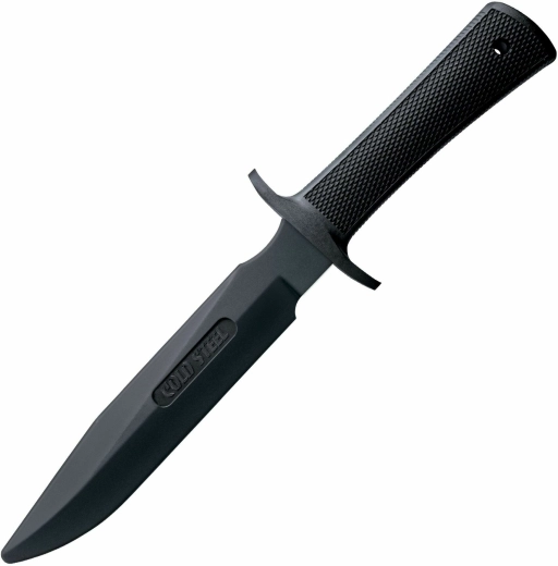 Tréningový nôž z gumy COLD STEEL Military Classic 17 cm, čierny