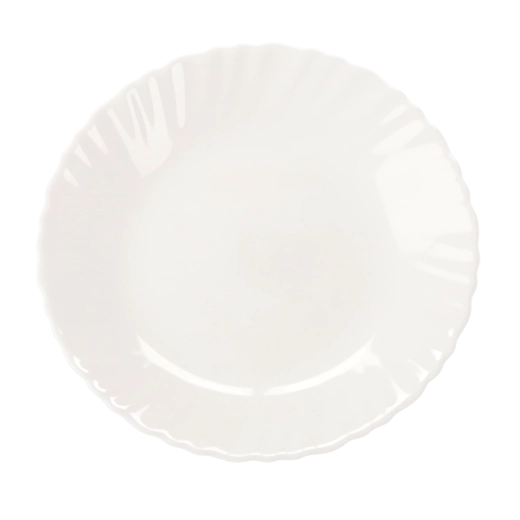 Plochý tanier Carbo 25 cm z opálového skla