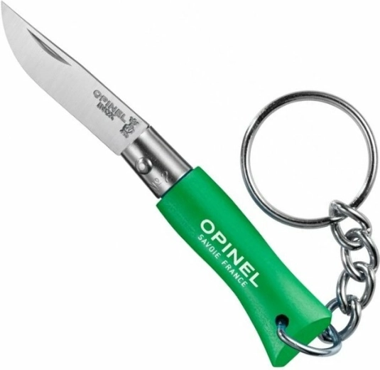 Opinel N°02 zelený vreckový nôž na kľúče, bukové drevo 3,5 cm