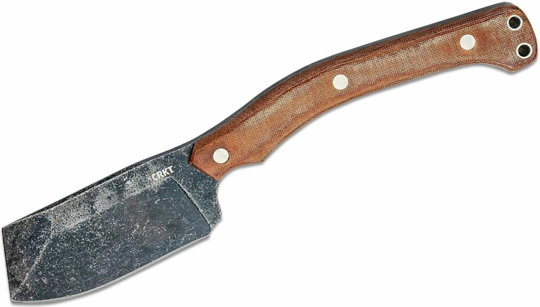 Vonkajší nôž CRKT Razel Nax Brown 11 cm, Micarta, puzdro z termoplastu