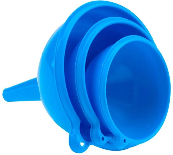 Plastové lieviky HEIDRUN, sada 3 veľkostí