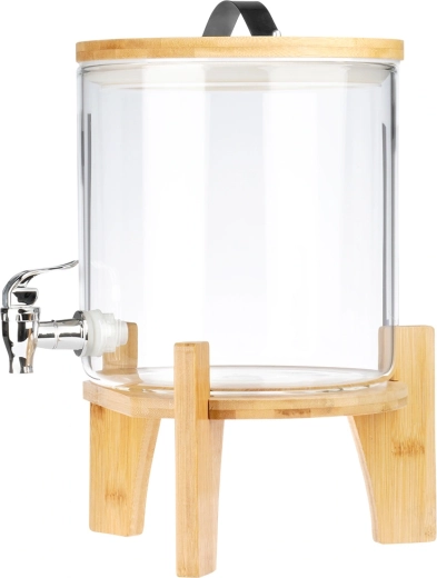 Stabilný bambusový stojan a plynulé čapovanie