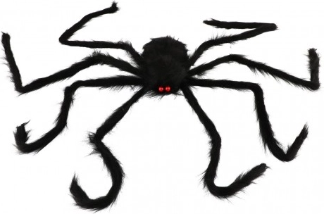veľký plyšový pavúk 125 cm na halloween
