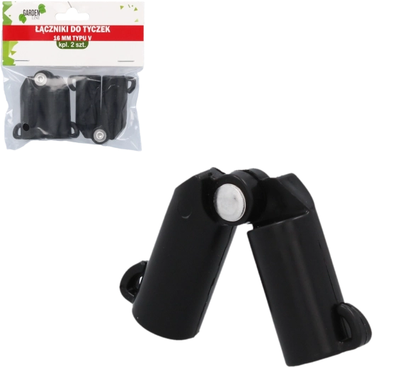Sada 2 spojok na tyčky 16 mm v tvare V