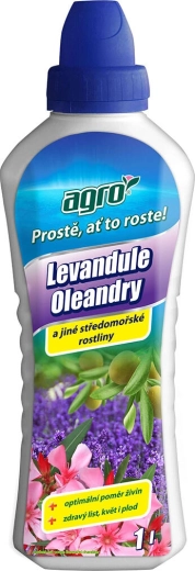 Agro kvapalné hnojivo pre levandule a oleandre 1 l