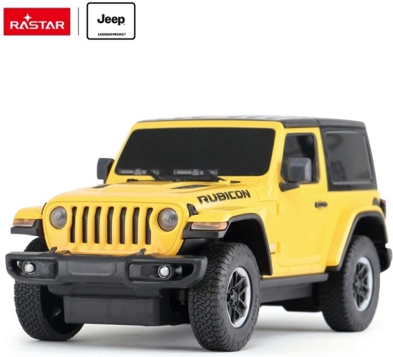 Rastar Jeep Wrangler JL RC auto na diaľkové ovládanie 1:24 žlté