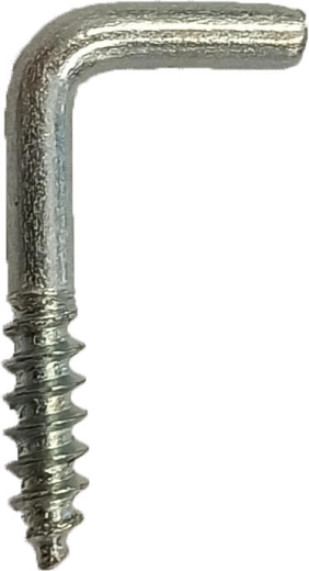 Skoba so závitom do dreva 60 × 4,5 mm, pozinkovaná (200 ks)