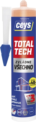Univerzálne lepidlo a tmel 290 ml CEYS Total Tech terakota