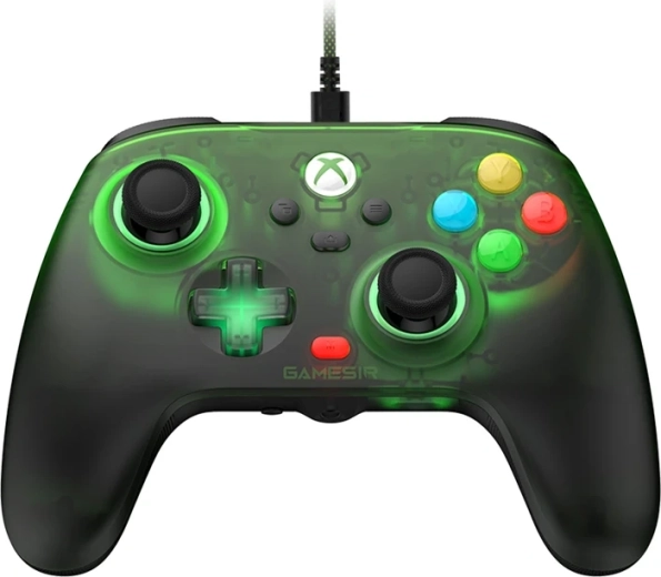 GameSir T7 Pro káblový herný ovládač pre Xbox a PC (retro zelený)