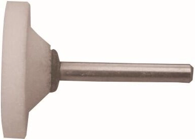 Brúsne teliesko osadené 40 × 6 mm, stopka 6 mm, zrno 60